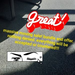 Moving sale
